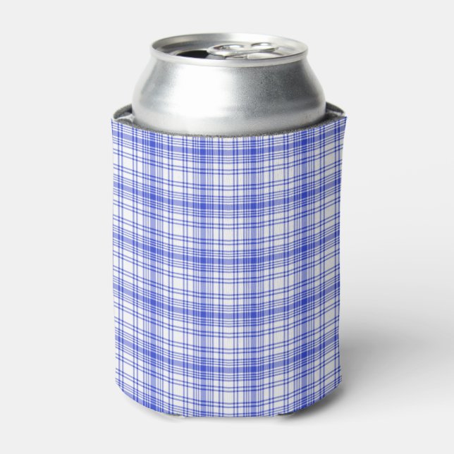 Rafraichisseur De Cannettes Blue white plaid 2 (Can devant)