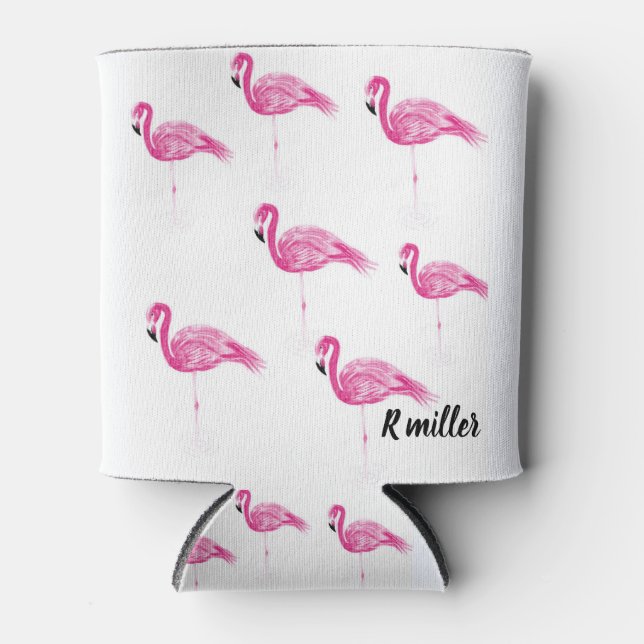 Rafraichisseur De Cannettes Boisson Flamant rose (Devant)