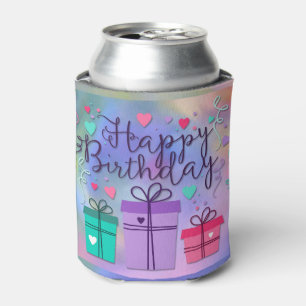 Rafraichisseur De Cannettes Boîtes-cadeau de joyeux anniversaire