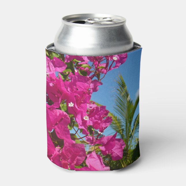 Rafraichisseur De Cannettes Bougainvilliers et palmiers paysage tropical (Can devant)