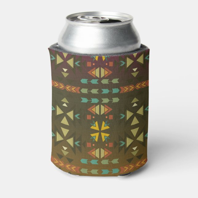 Rafraichisseur De Cannettes Brown, Orange, Or Ombre Southwestern Can Cooler (Can Dos)
