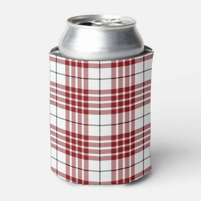 Rafraichisseur De Cannettes Buchanan tartan rouge blanc plaid (Can devant)