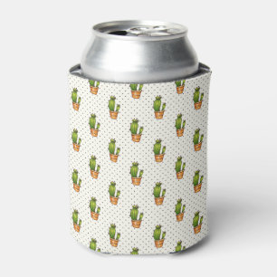 Rafraichisseur De Cannettes Cactus et motif de point succulent de Polk