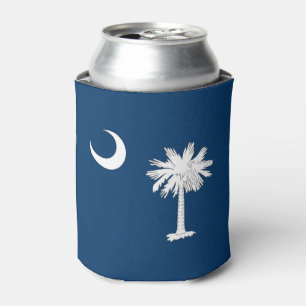 Rafraichisseur De Cannettes Can Cooler avec le drapeau de l'état de Caroline d