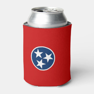 Rafraichisseur De Cannettes Can Cooler avec le drapeau de l'état du Tennessee,