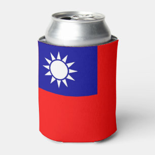 Rafraichisseur De Cannettes Can Cooler avec le drapeau de Taiwan