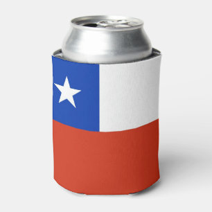 Rafraichisseur De Cannettes Can Cooler avec le drapeau du Chili