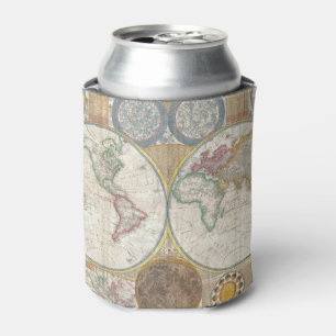 RAFRAICHISSEUR DE CANNETTES CARTE MONDIALE VINTAGE