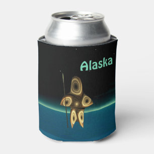 Rafraichisseur De Cannettes Chasseur inuit fractal - Alaska