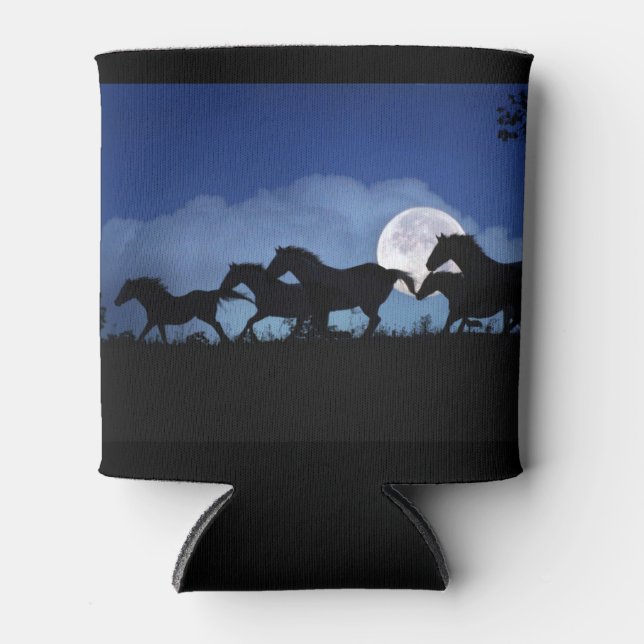 Rafraichisseur De Cannettes Cheval sauvage et Lune Cosy Cup (Devant)