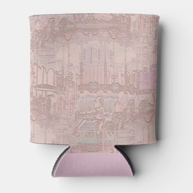 Rafraichisseur De Cannettes Chevaux roses Joyeux-Go-Round (Devant)