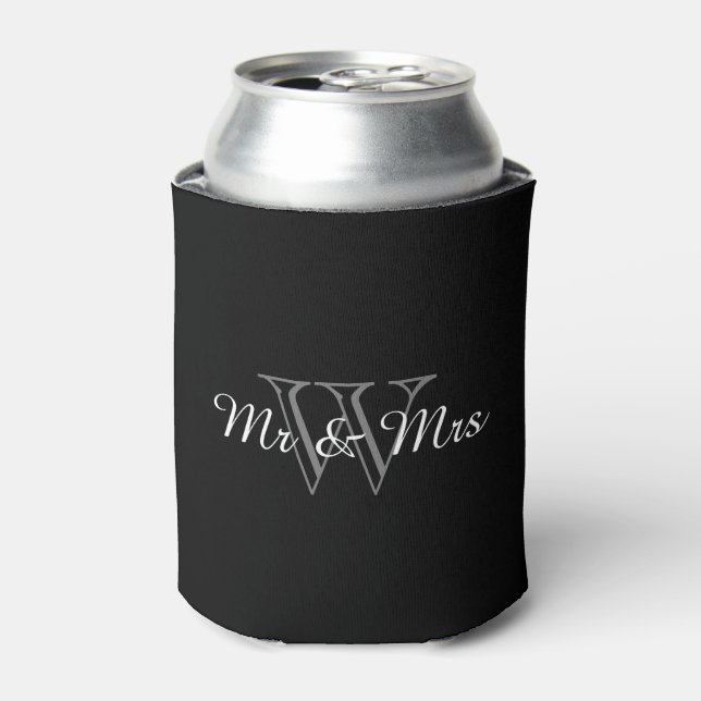 Rafraichisseur De Cannettes CHIC CAN COOLER_"Mr & Mrs" MONOGRAM (Can devant)