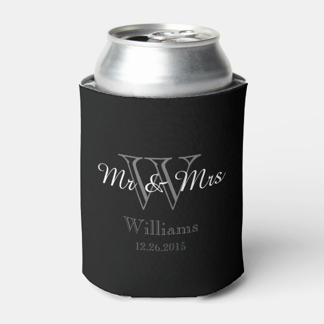 Rafraichisseur De Cannettes CHIC CAN COOLER_"Mr & Mrs" MONOGRAM (Can devant)