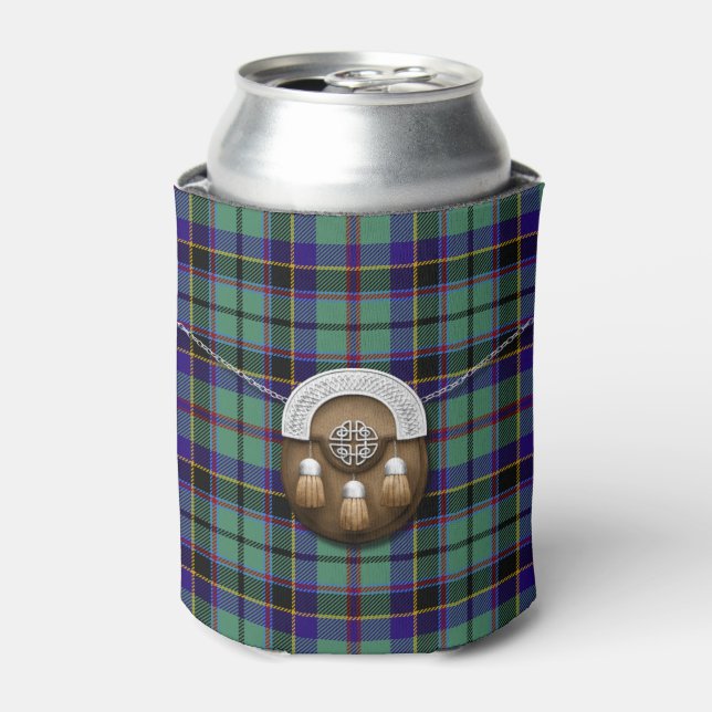 Rafraichisseur De Cannettes Clan Stevenson Tartan Et Sporran (Can devant)