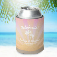 Cool Tropical Beach Wedding Palm Tree, Sun, Sand
