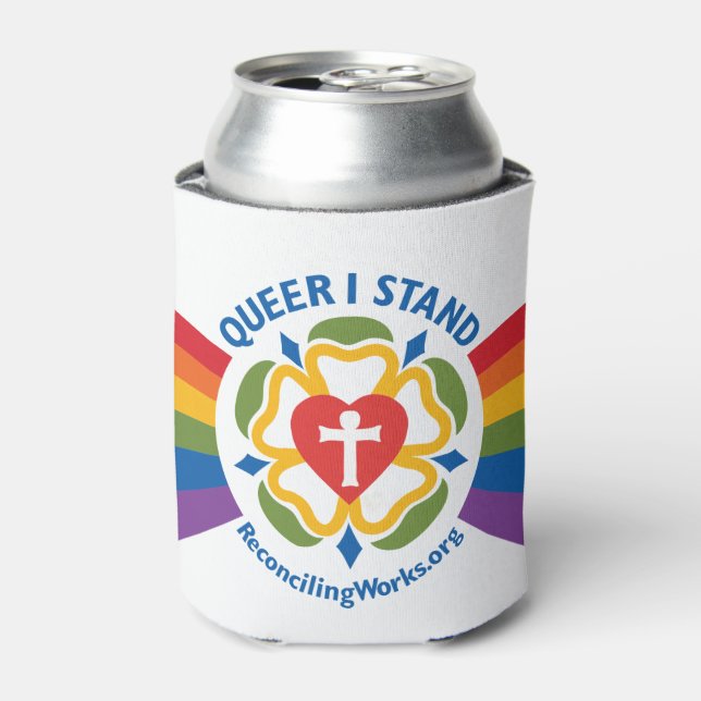 Rafraichisseur De Cannettes Coozie "Queer I Stand" (Can devant)