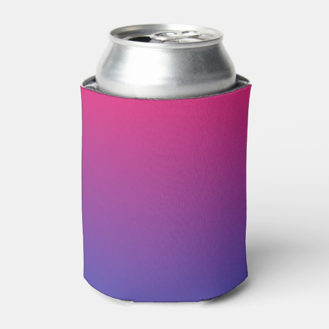 Rafraichisseur De Cannettes Couleurs dégradées rose et violet (Can devant)