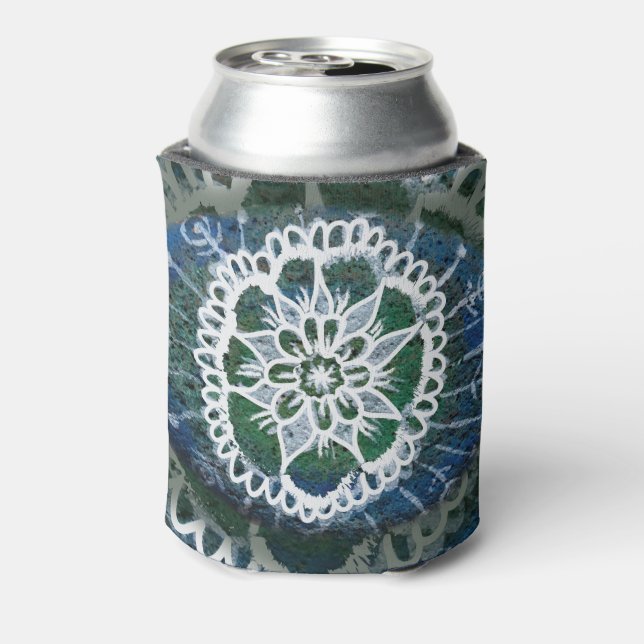 Rafraichisseur De Cannettes Custom Can Cooler Bleu Mandala Edelweiss (Can Dos)