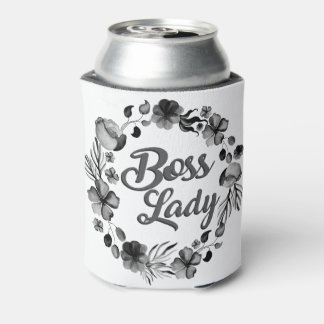 Rafraichisseur De Cannettes design de la patronne fleurie