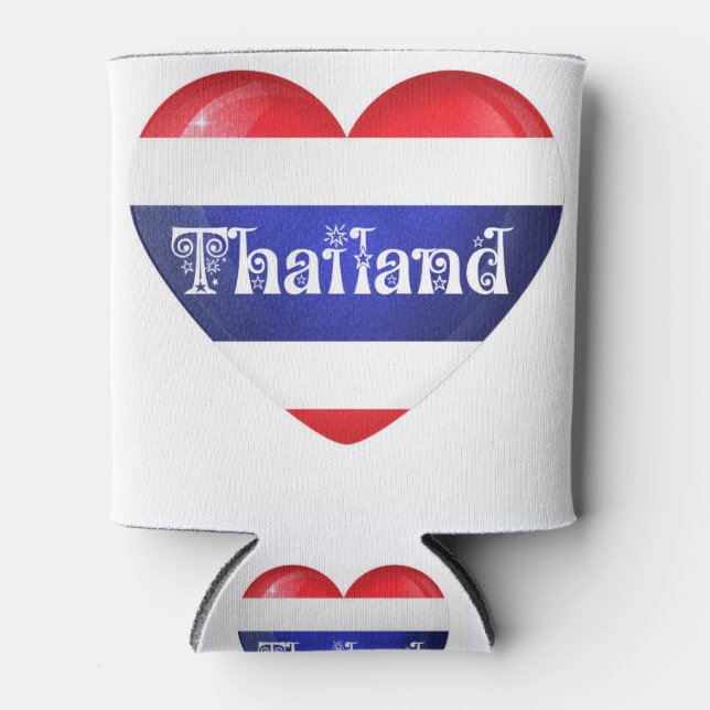 Rafraichisseur De Cannettes Drapeau cardiaque en Thaïlande (Devant)