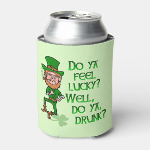 Rafraichisseur De Cannettes Drôle Saint Patrick's Day Leprechaun Lucky Drunk