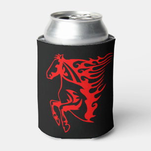 Rafraichisseur De Cannettes Flamme rouge Bronco Mustang Sauvage Horse