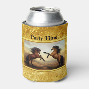 Rafraichisseur De Cannettes Friesian Draft Horses in a rocky mountain valley