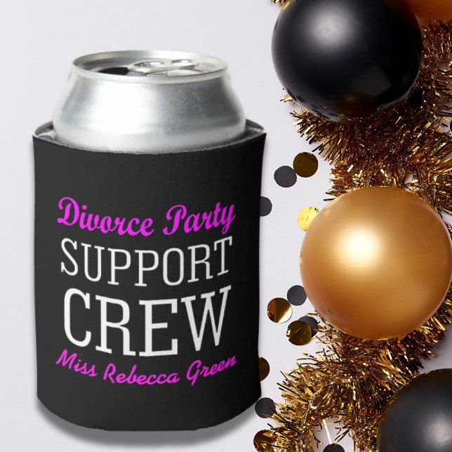 Rafraichisseur De Cannettes Fun Girls Night Out équipe de soutien Divorce Part (Fun Girls Night Out support crew Divorce Party Can Cooler)