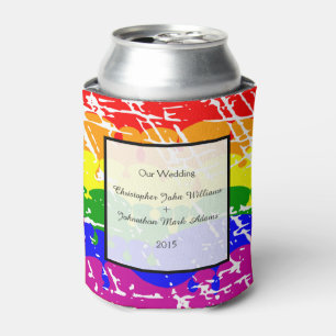 Rafraichisseur De Cannettes Gay Rainbow Freedom Mariage Keepsaké