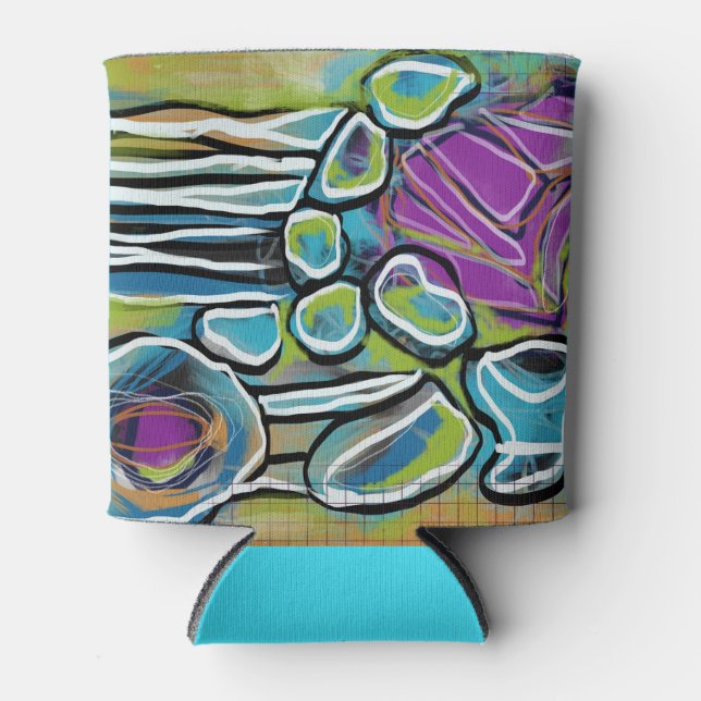 Rafraichisseur De Cannettes Golf Abstrait Thème Pâte À Refroidir (Devant)