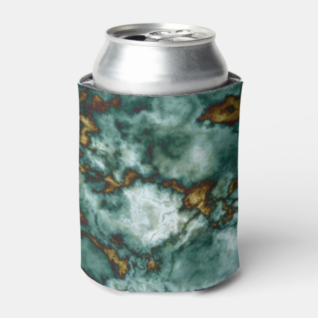 Rafraichisseur De Cannettes Green Marble Texture (Can devant)