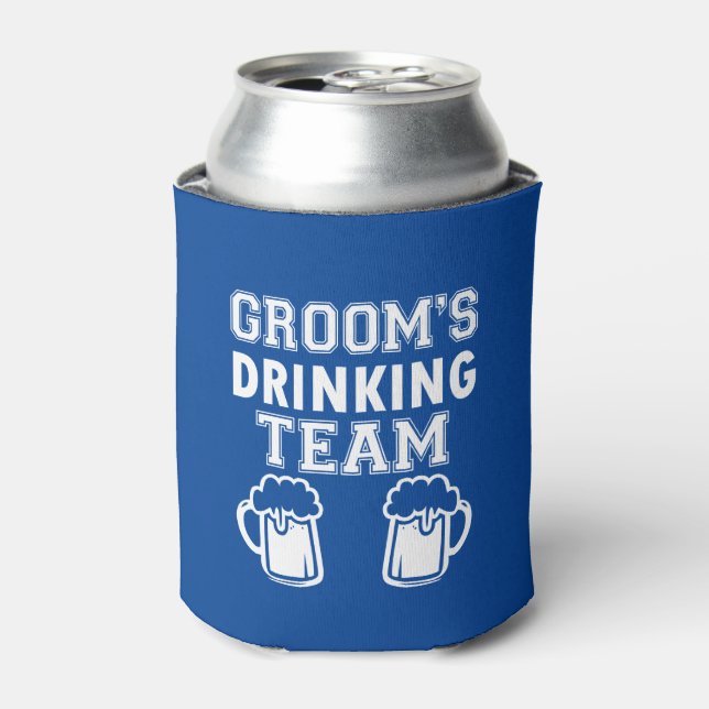 Rafraichisseur De Cannettes Groom's Drinking Team marronnier bachelor par (Can devant)