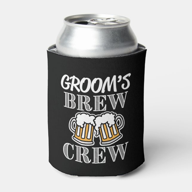 Rafraichisseur De Cannettes Groomsman's Brew Crew Groomsmen - Groomsman peut b (Can devant)
