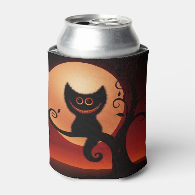 Rafraichisseur De Cannettes Halloween peut refroidir / Chat noir (Can devant)