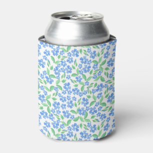 Rafraichisseur De Cannettes Joli bleu bleu bleu vert blanc persil Fleurs