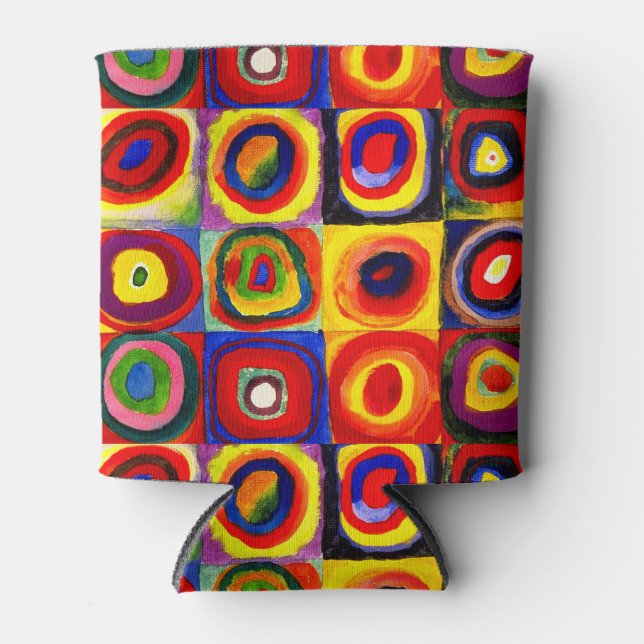 Rafraichisseur De Cannettes Kandinsky Farbstudie Quadrates Cercles Art  (Devant)