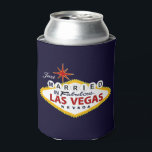 Rafraichisseur De Cannettes Las Vegas Wedding Favor Custom Can Cooler<br><div class="desc">Custom Ajouter Votre Mariage couleur Idéal Peut refroidir, Favor de mariage - Just Married in Vegas Quelle façon amusante et adorable de célébrer votre mariage ou événement avec ces coutumes peut refroidir! Pour modifier le texte, utilisez l'option personnaliser. Pour des modifications plus étendues du texte, telles que des modifications de...</div>
