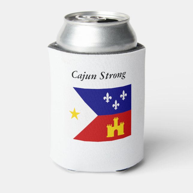 Rafraichisseur De Cannettes Le drapeau acadien Cajun fort et fier peut coozie (Can Dos)