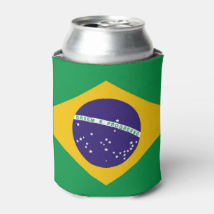 Rafraichisseur De Cannettes Le drapeau du Brésil Bandeira font le Brésil