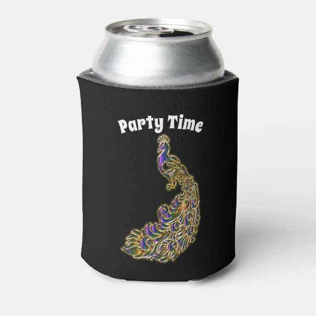 Rafraichisseur De Cannettes Le paon doré et violet brillant (Can Dos)