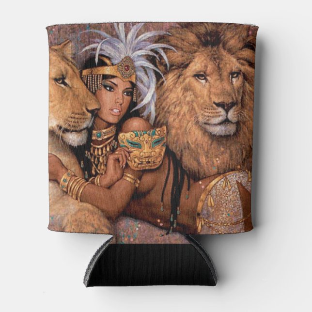 Rafraichisseur De Cannettes Lion Goddess Egyptian Princess Can Cooler (Devant)