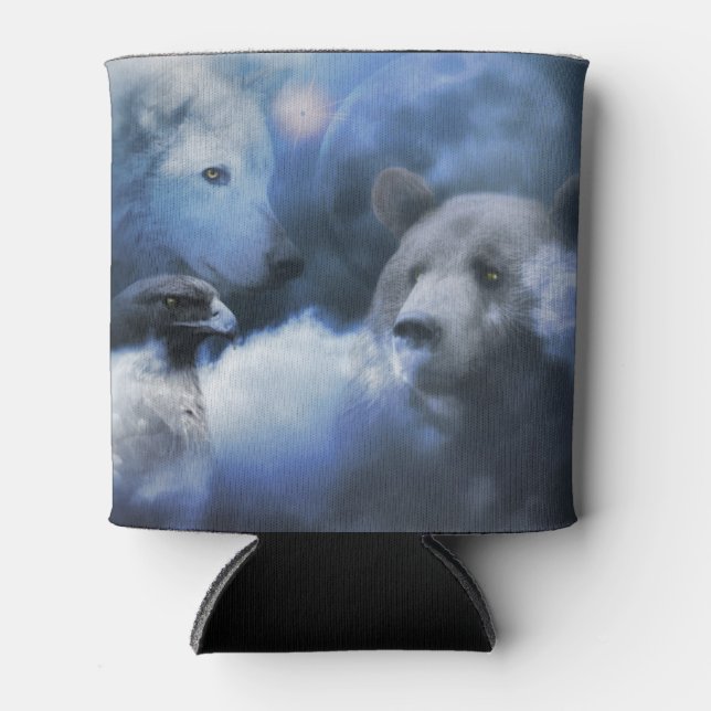 Rafraichisseur De Cannettes Loup Ours et aigle Faune du sud-ouest (Devant)