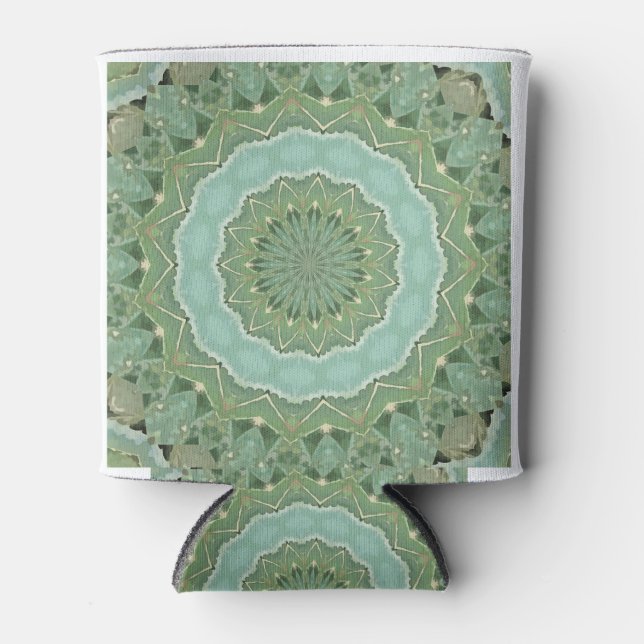 Rafraichisseur De Cannettes Mandala Succulent (Devant)