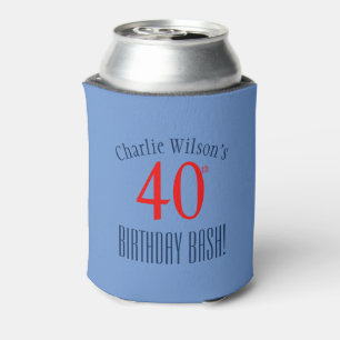 Rafraichisseur De Cannettes Moderne 40ème anniversaire Bash ! Pâte à refroi