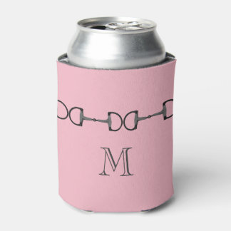 Rafraichisseur De Cannettes Monogramme à bille de cheval rose