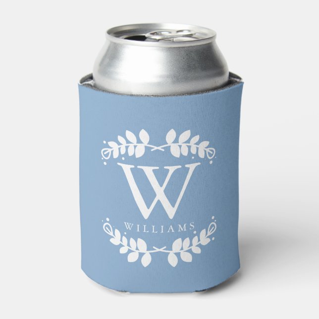 Rafraichisseur De Cannettes Monogramme bleu périphérique cool (Can devant)