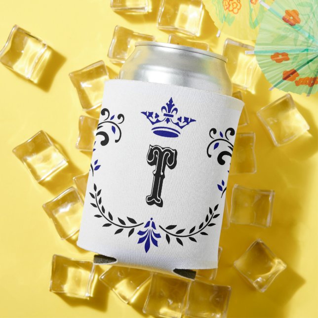 Rafraichisseur De Cannettes Monogramme de couronne 'T' (Été in situ)
