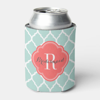 Rafraichisseur De Cannettes Monogramme de papier Quatrefoil marocain à la ment