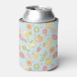 Rafraichisseur De Cannettes Motif avec des fruits et des baies