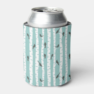 Rafraichisseur De Cannettes Motif avec oiseaux et arbres